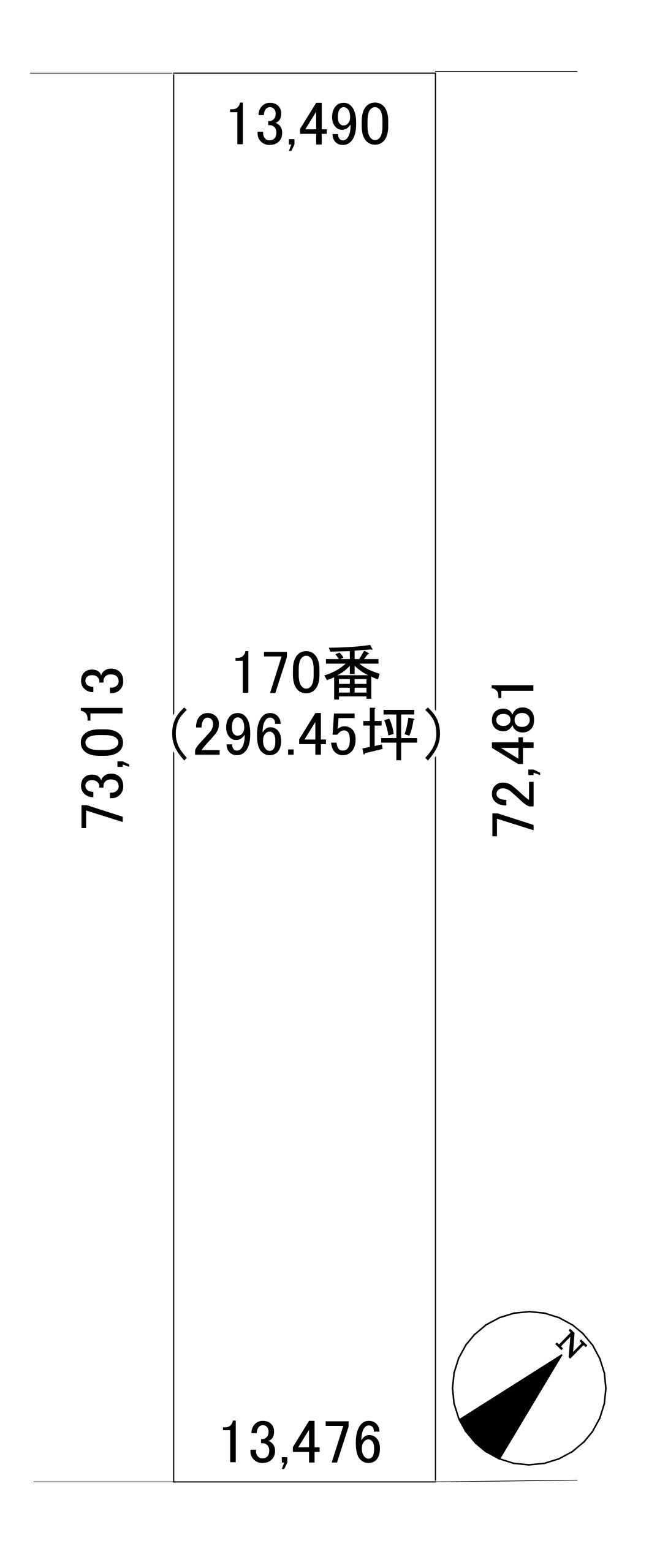 <土地>石狩市八幡4丁目 300万円