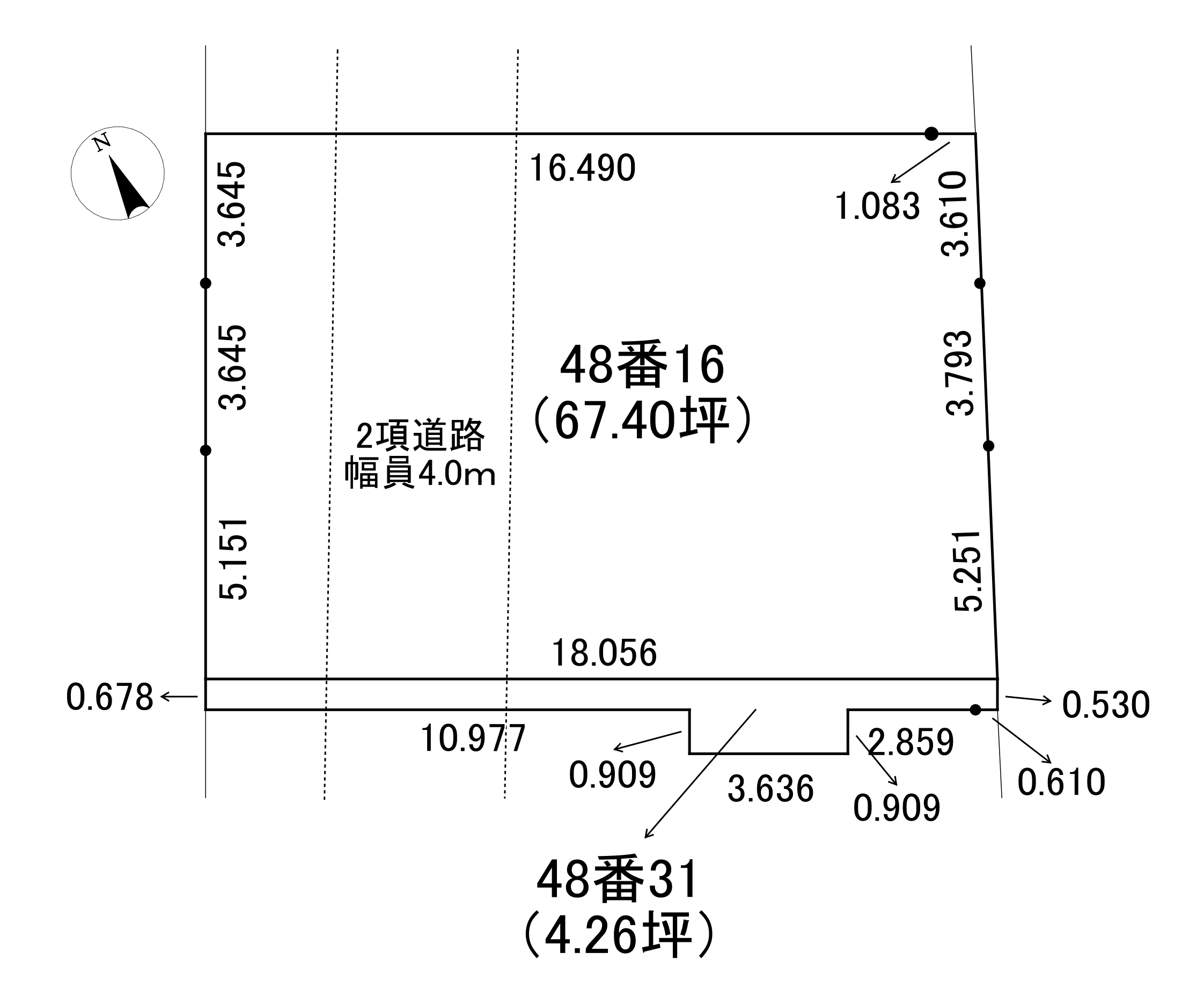 <土地>小樽市住吉町 250万円