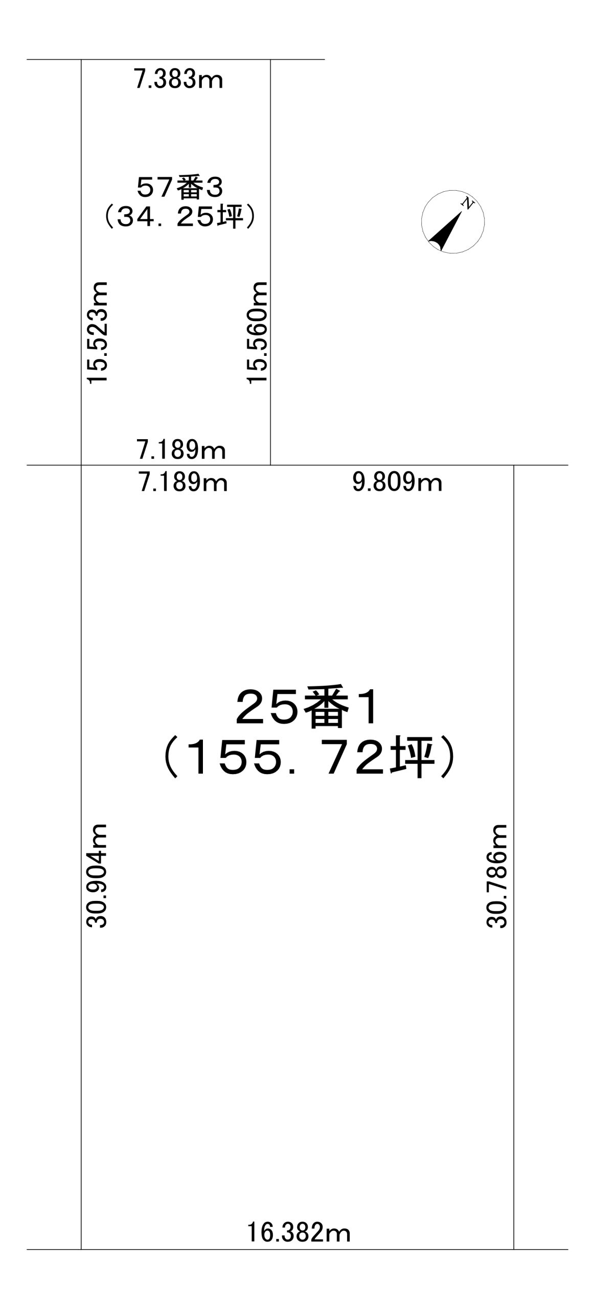 <土地> 石狩市横町 480万円